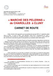 Marche des Pelerins Charolles-Cluny