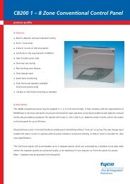 FIRESENSE 2000 Linear Heat Sensing Cable - Tyco Fire & Security