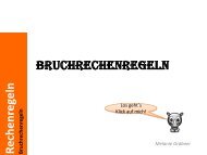 Rechenregeln Bruchrechenregeln