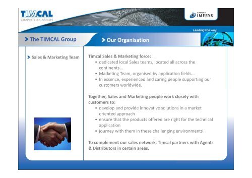Company Presentation - Timcal Graphite