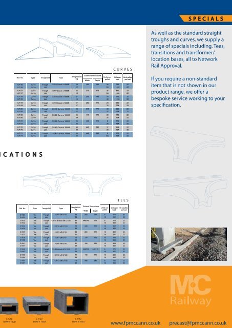 FP McCann Rail Brochure - March 2012 - 12pp ver 4 - FP McCann Ltd