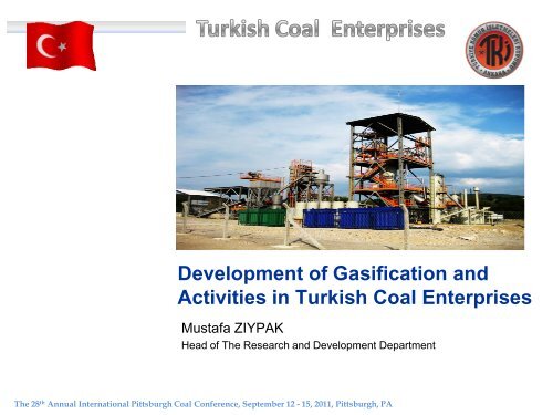 Development of Gasification and Activities in Turkish Coal Enterprises