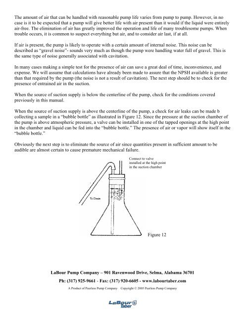 Testing for Air in Centrifugal Pumps.pdf - Peerless Pump