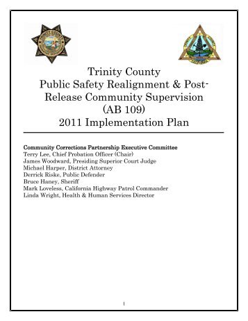 Trinity County - Chief Probation Officers of California