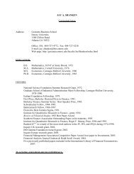 JAY A. SHANKEN - Emory Goizueta Business School Intranet ...