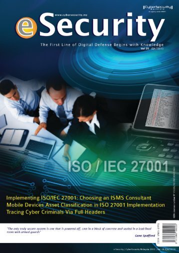 MyCERT 4th Quarter 2011 Summary Report - CyberSecurity Malaysia