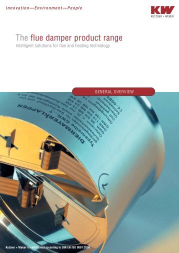 The flue damper product range - Kutzner+Weber