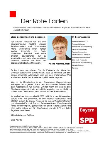 Der Rote Faden - Anette Kramme