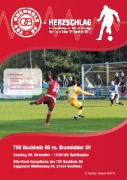 TSV Buchholz 08 vs. Bramfelder SV - TSV Buchholz 08 Fußball