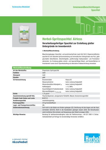 PDF Herbol-Spritzspachtel Airless