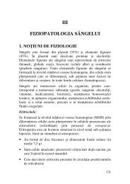 III FIZIOPATOLOGIA SÃNGELUI