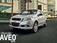 Ficha Tecnica Aveo 2013 en PDF - Carfastmx.com