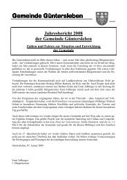 Jahresbericht 2008 Gesamt - Gemeinde Güntersleben