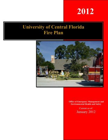 University of Central Florida Fire Plan - UCF Facilities and Safety