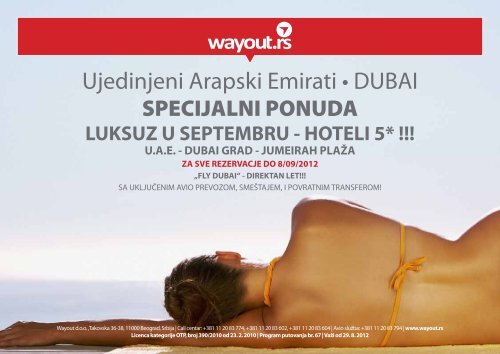 Ujedinjeni Arapski Emirati â¢ DUBAI - Wayout