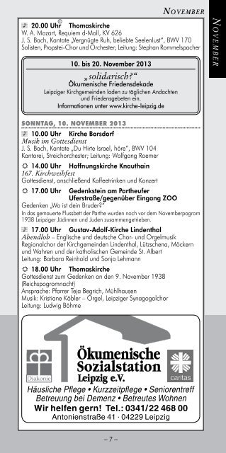 November und Dezember 2013 - Evangelisch-Lutherischer ...