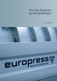 The new Europress by Scharfenberger. - Euromachines