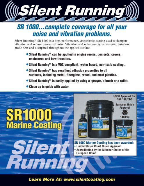 SR 1000...complete coverage for all your noise and vibration ...