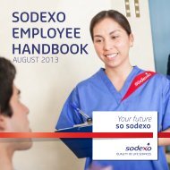 SODEXO EMPLOYEE HANDBOOK - I am Sodexo