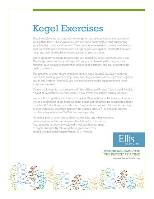 Kegel Exercises