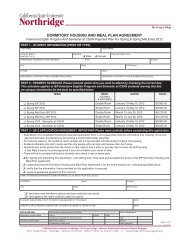 dormitory housing and meal plan agreement - Tseng College