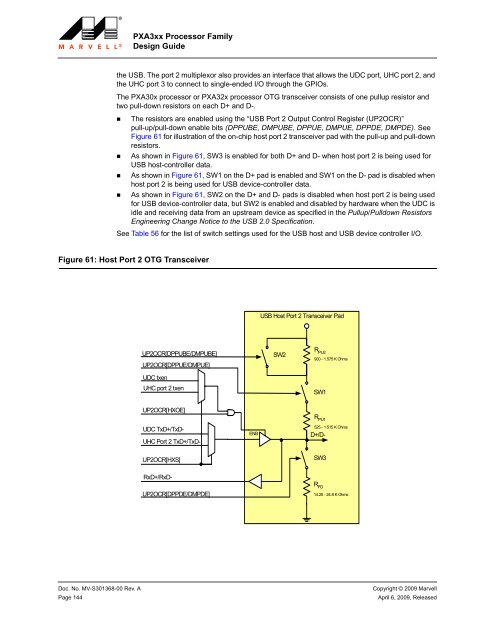 PXA3xx Design Guide - Marvell