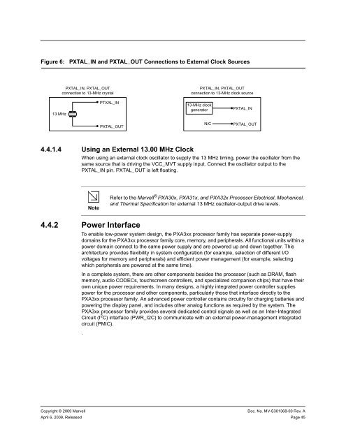 PXA3xx Design Guide - Marvell