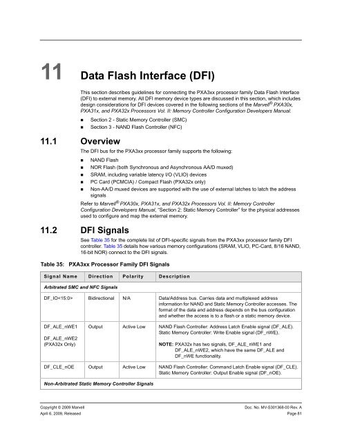 PXA3xx Design Guide - Marvell