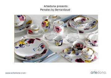 Dinnerware Pensees by Bernardaud - Artedona