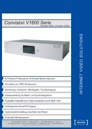 Convision V1600 Serie