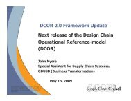 DCOR - Supply Chain Council