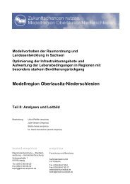 Analysen und Leitbild - Modellregion Oberlausitz-Niederschlesien