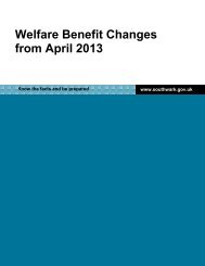 Benefit changes , item 7. PDF 474 KB - Southwark Council