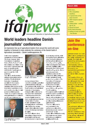 ifaj news March 05-v - International Federation of Agricultural ...