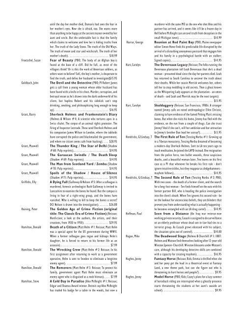 Newsletter 102 PDF - 2-column format - expanded ... - Uncle Hugo's