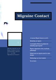 Migraine Contact - Neuro.be