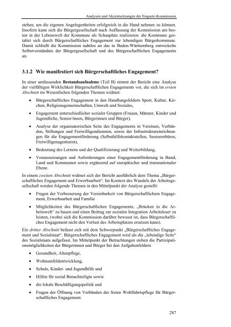 Bürgerschaftliches Engagement und Ehrenamt in Baden-Württemberg