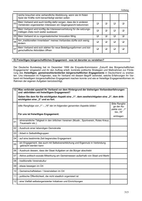 Bürgerschaftliches Engagement und Ehrenamt in Baden-Württemberg