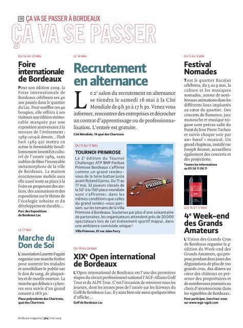 Bordeaux Magazine Mai 2009