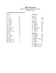 2011 MIT Results With Names - Eastern Collegiate Taekwondo ...