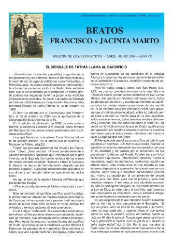 Download - PostulaÃ§Ã£o de Francisco e Jacinta Marto