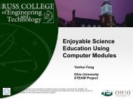 10 Example Modules for Science Education - VITAL Lab - Ohio ...