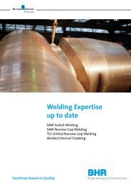 Welding Expertise up to date - Bhr - Bilfinger