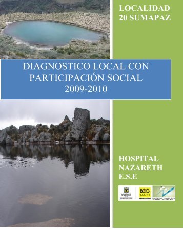 diagnostico local con participacion social - Hospital Nazareth I Nivel ...