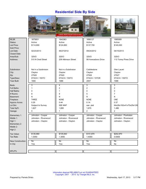 Residential Side By Side