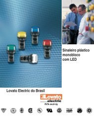 Sinaleiro plÃƒÂ¡stico monobloco com LED Lovato Electric do Brasil