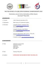 Application Form - British Taekwondo