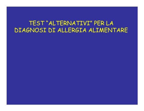 (Microsoft PowerPoint - Allergie Alimentari et\340 pediatrica ... - Aicod