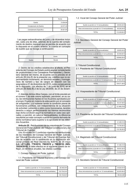 Especial PRESUPUESTOS 2011 - CISS