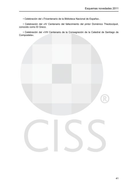 Especial PRESUPUESTOS 2011 - CISS